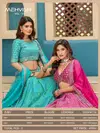 Mehvish Vol 28 By Dani Tabby Silk Print Lehenga Choli Bulk Orders In India